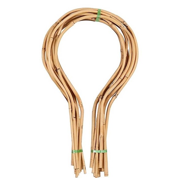 Fleebamboo Accessories Bundle Of 6 Bamboo Hoop Trellis For Potted